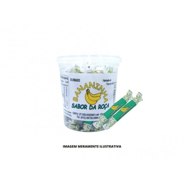 BANANINHA - SABOR DA ROCA - 32g - POTE 30